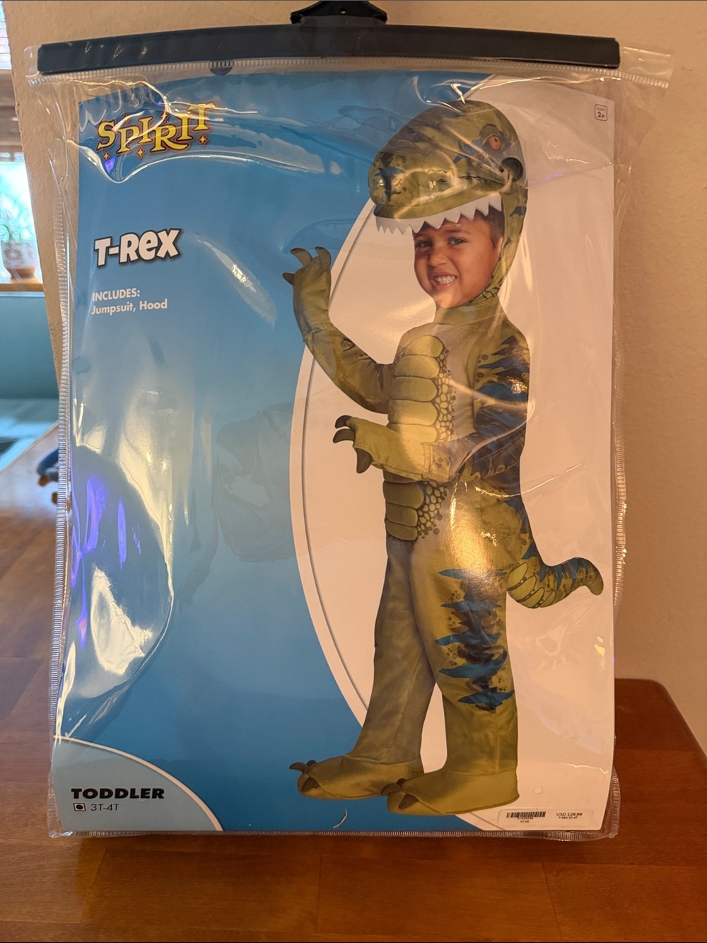 Spirit Green and Blue T-Rex Toddler Costume